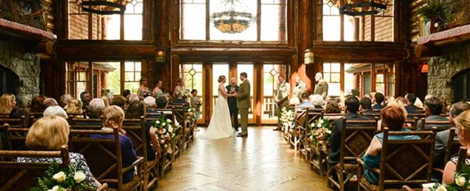 Wedding ceremony in Kanu room.