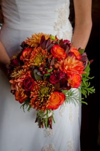 Bride's autumn bouquet. Bride's autumn bouquet.