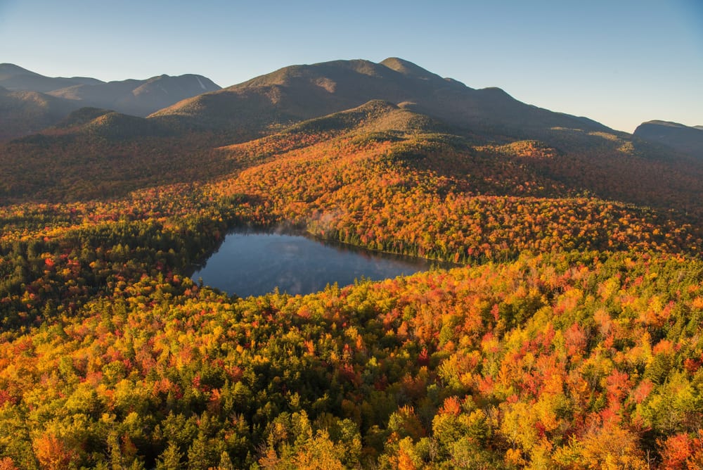 Adirondack Fall Foliage near The Whiteface Lodge