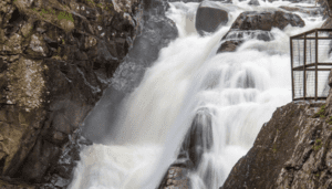 Picture of waterfalls at High Falls Gorge