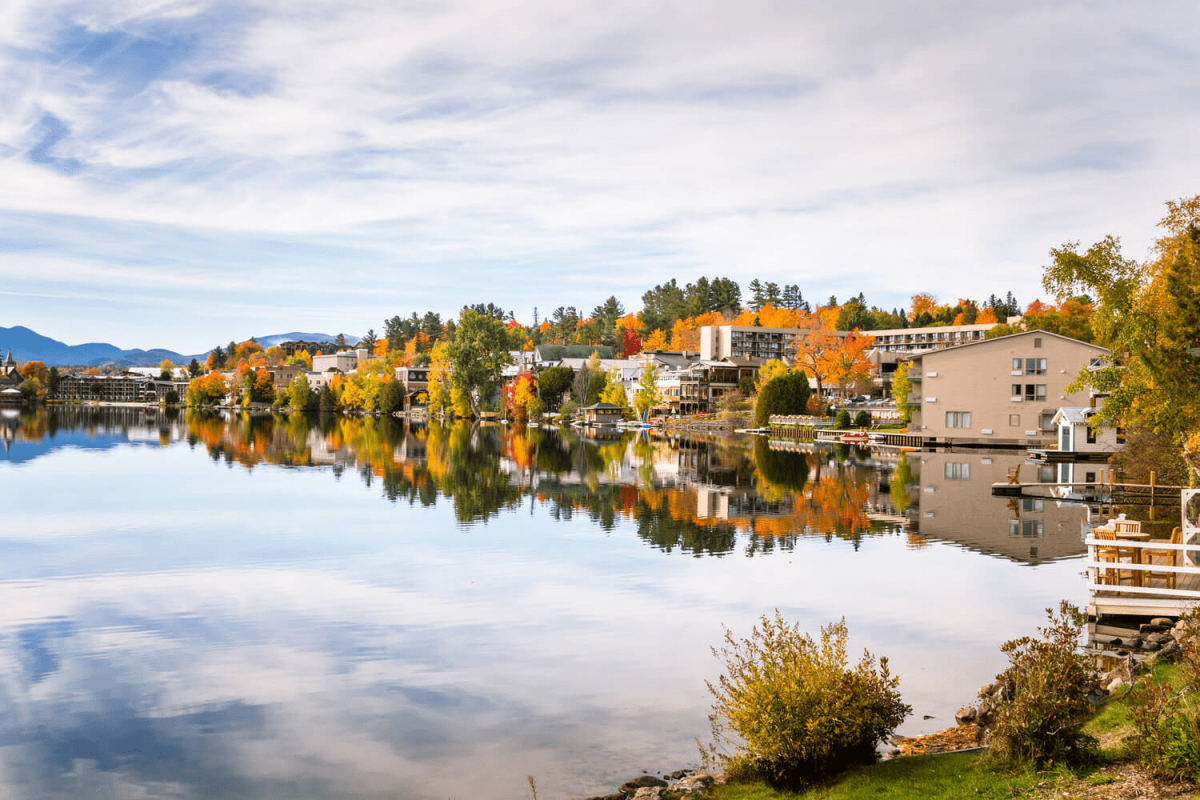 Lake Placid Fall Foliage The Whiteface Lodge