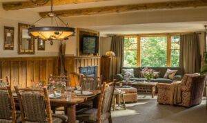 A suite at Whiteface Lodge in Lake Placid