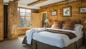 A room at Whiteface Lodge in Lake Placid